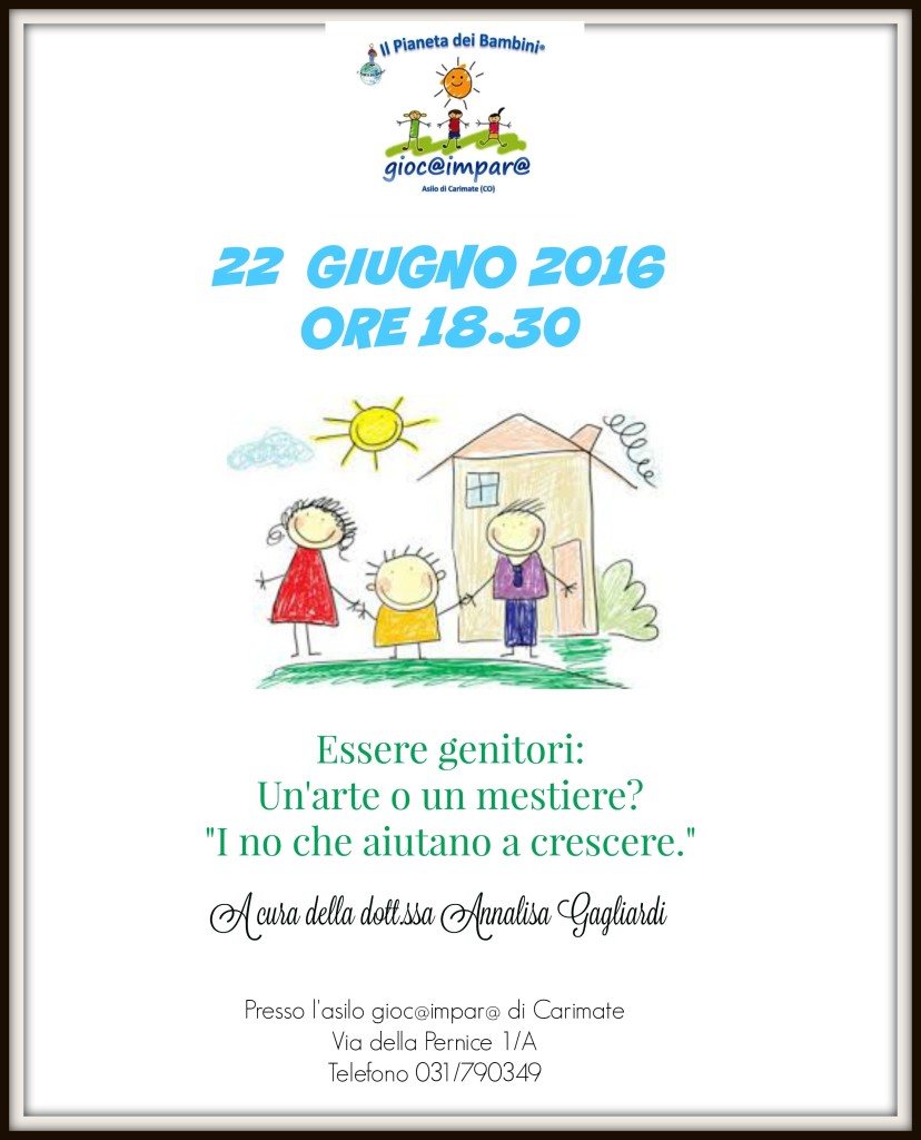 Volantino evento asilo nido