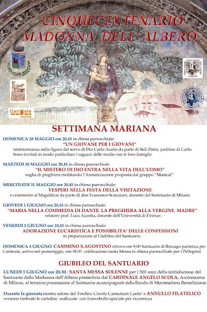 locandina madonna dell'albero